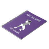 フェンシング ノートブック (左側)