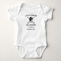 フェンシング ベビーシャワー Little Fencer on Board フェンサー
