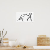 フェンシング ポスター (キッチン)