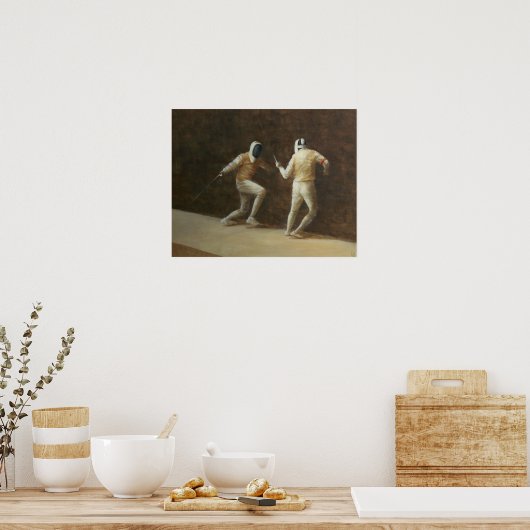 フェンシング ポスター (キッチン)