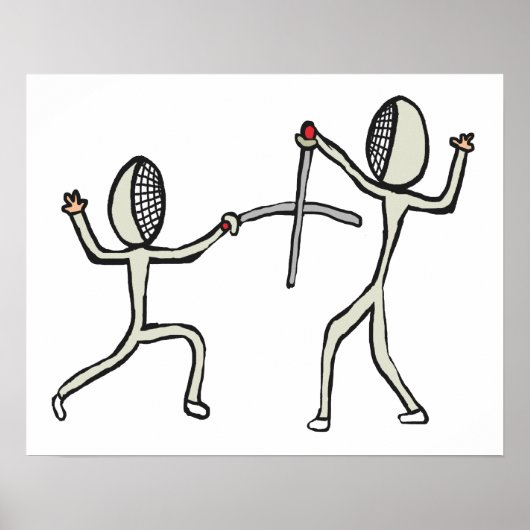 フェンシング ポスター (正面)