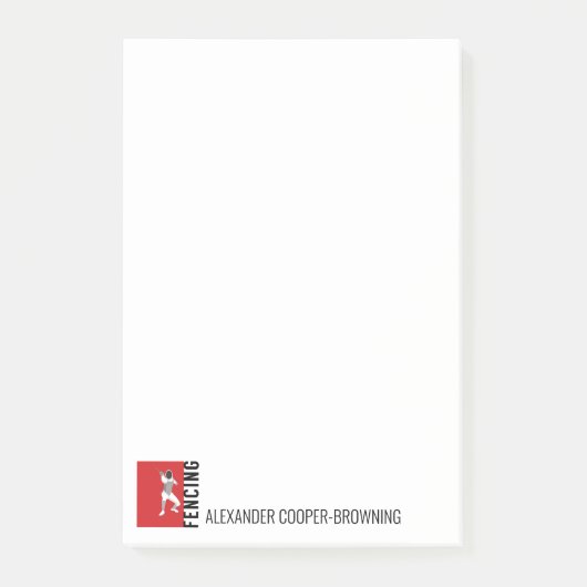 フェンシング ポストイット (正面)