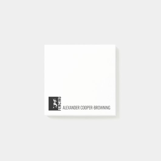 フェンシング ポストイット (正面)