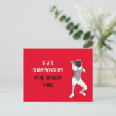 フェンシング ポストカード (スタンド正面)