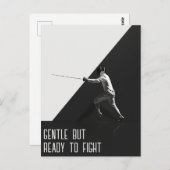 フェンシング ポストカード (正面/裏面)