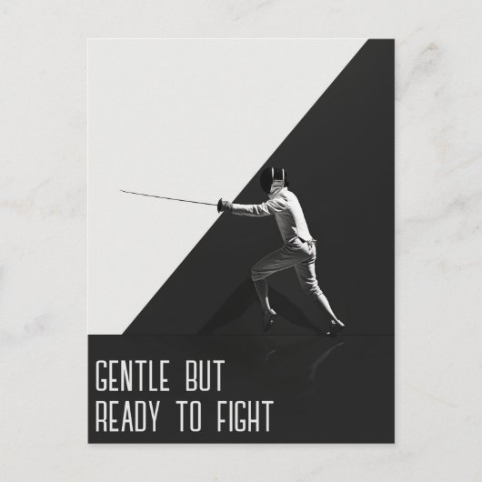 フェンシング ポストカード (正面)