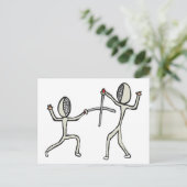 フェンシング ポストカード (スタンド正面)