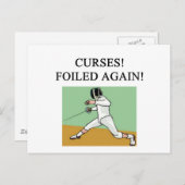 フェンシング ポストカード (正面/裏面)