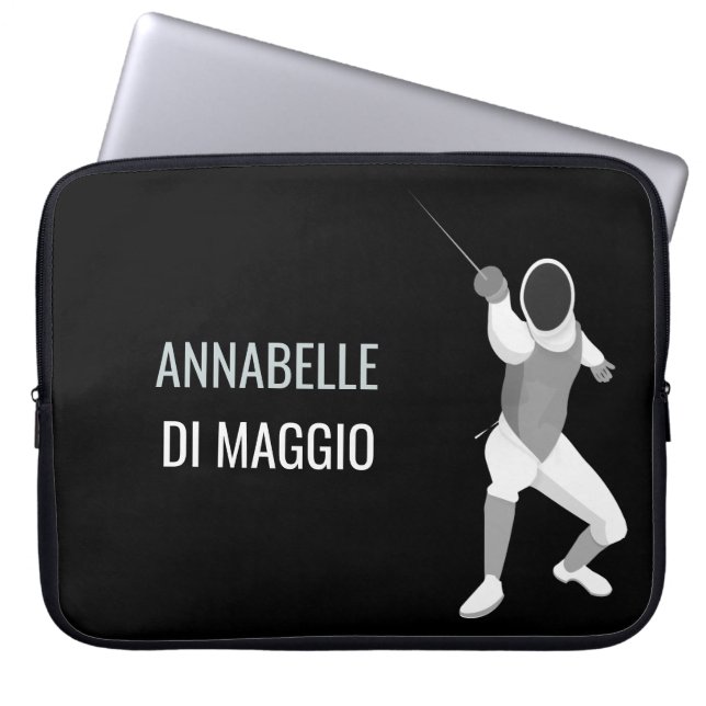 フェンシング ラップトップスリーブ (正面)