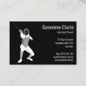 フェンシング 名刺 (正面)