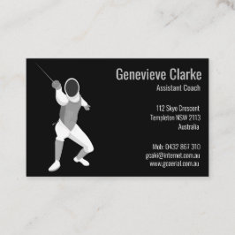 フェンシング 名刺