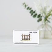 フェンシング 名刺 (スタンド正面)