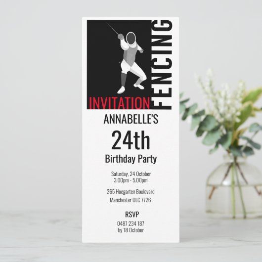 フェンシング 招待状 (スタンド正面)