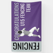 フェンシング 横断幕 (縦)