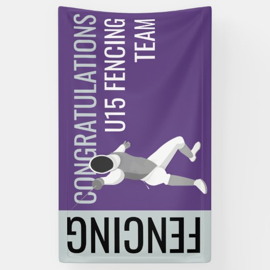 フェンシング 横断幕 (縦)