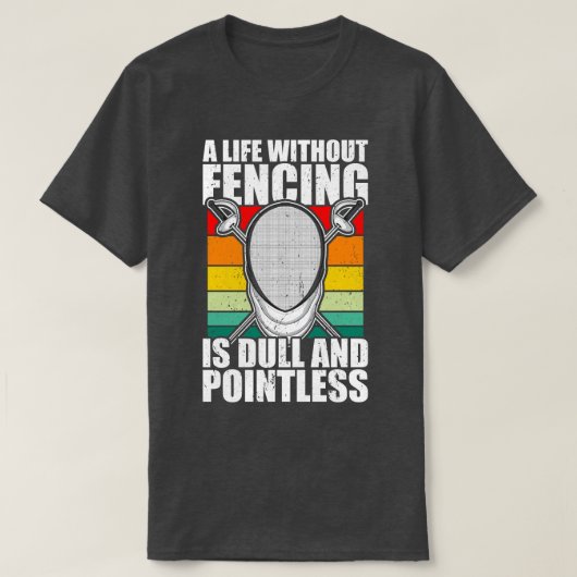 フェンシング Tシャツ (デザイン正面)
