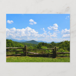 フェンスで私を囲まない – Blue Ridge Mountains ポストカード