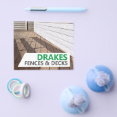 フェンスとデッキフライヤーパンフレットモダンプロフェッショナル チラシ (シングル)