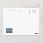 フェンスとビーチ.jpg ポストカード (裏面)