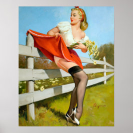 フェンスに引っ掛かる ポスター