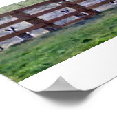 フェンスのラインでカウドッグ ポスター (角)