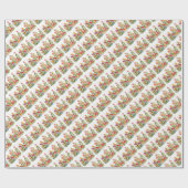 フェンスのラッピング紙の後ろの前刷り ラッピングペーパー (フラット)