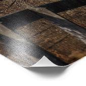 フェンスの上に立つ フォトプリント            (角)