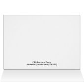 フェンスの上の子ウィンズホーマーのノートカード (内部横(上))