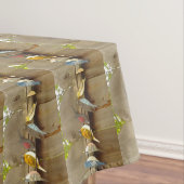 フェンスの上の鳥 テーブルクロス (インサイチュ)