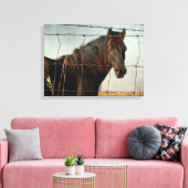 フェンスの向こうへ キャンバスプリント (インサイチュ (リビング))