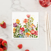 フェンスの後ろの手のプリント紙ナプキン スタンダードカクテルナプキン (インサイチュ)