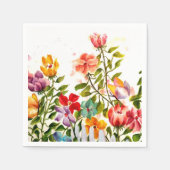 フェンスの後ろの手のプリント紙ナプキン スタンダードカクテルナプキン (正面)