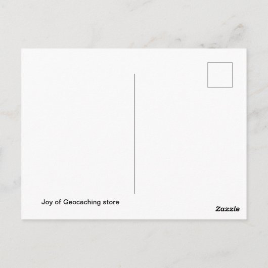 フェンスの支柱の非表示：浸出 ポストカード (裏面)