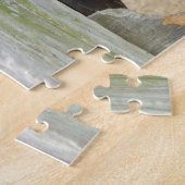 フェンスの柱を噛む馬 ジグソーパズル (側面)