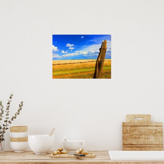 フェンスの柱 ポスター (キッチン)