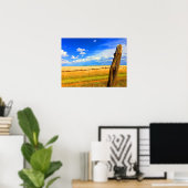 フェンスの柱 ポスター (ホームオフィス)