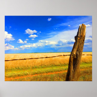 フェンスの柱 ポスター