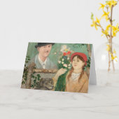 フェンスの横に広がる | タデウスマコフスキー カード (黄色い花)