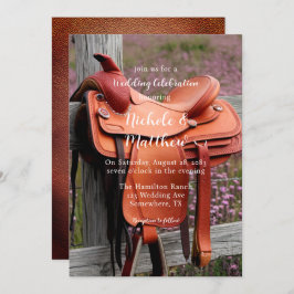 フェンスの結婚お祝い 招待状