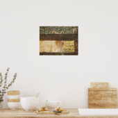 フェンスを通して見る ポスター (キッチン)