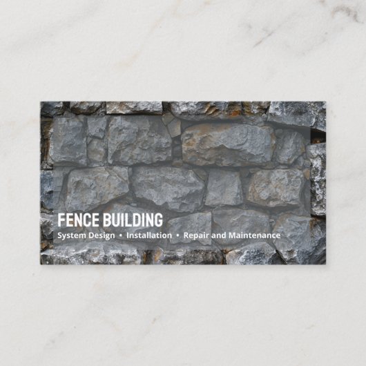 フェンスカスタムQR 名刺 (正面)