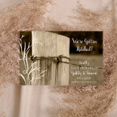 フェンスポストカントリーファーム結婚式の日付を保存 セーブザデート