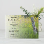 フェンスポス素朴トファミリー懇親会招待状 招待状 (スタンド正面)