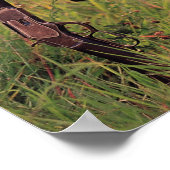 フェンス上の投げ縄 ポスター (角)