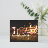 フェンス付きおもしろい ポストカード (スタンド正面)