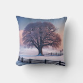 フェンス付き冬樹 クッション (正面)