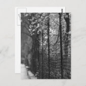 フェンス付き庭園はがき ポストカード (正面/裏面)