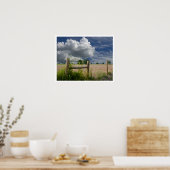 フェンス付き牧場 ポスター (キッチン)