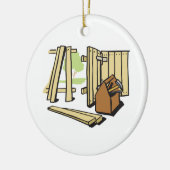 フェンス修理 セラミックオーナメント (左)