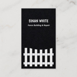 フェンス建物と修理 名刺